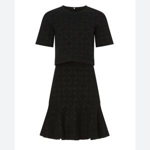 MAJE Layered Peplum Dress